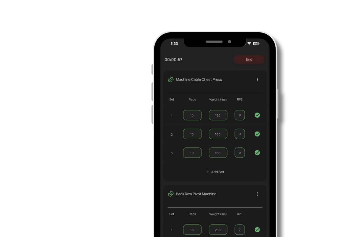 Entraînements partageables