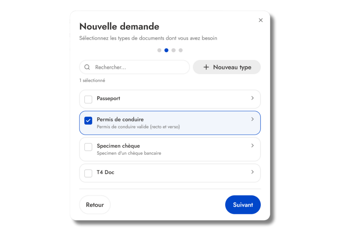 Demandes personnalisées en quelques clics